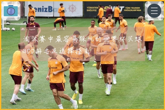 淘汰赛中最容易踩坑的世界杯买球app排名及选择指南