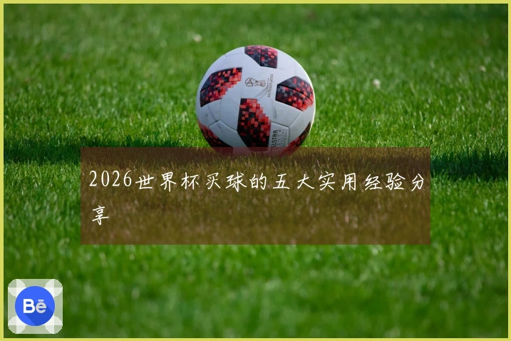 2026世界杯买球的五大实用经验分享