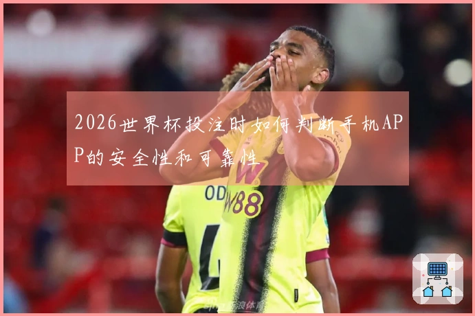 2026世界杯投注时如何判断手机APP的安全性和可靠性